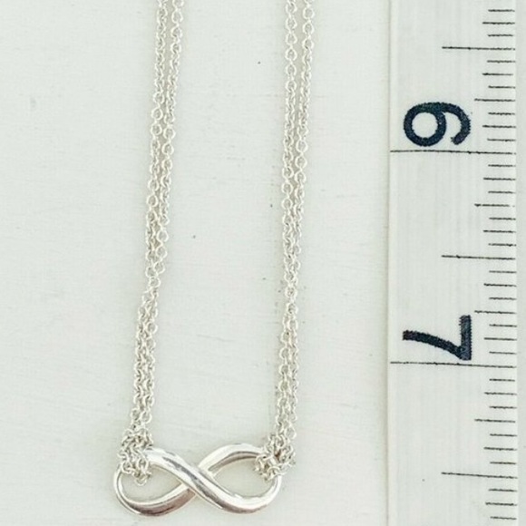 Tiffany & Co.Infinity Pendant Double Chain 16”
